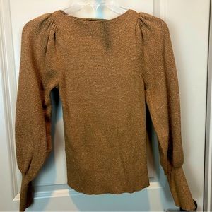 Beautiful gold Ann Taylor womens sweater size m